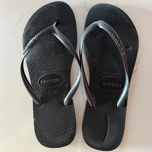 Havaianas Sleek Black Sandals